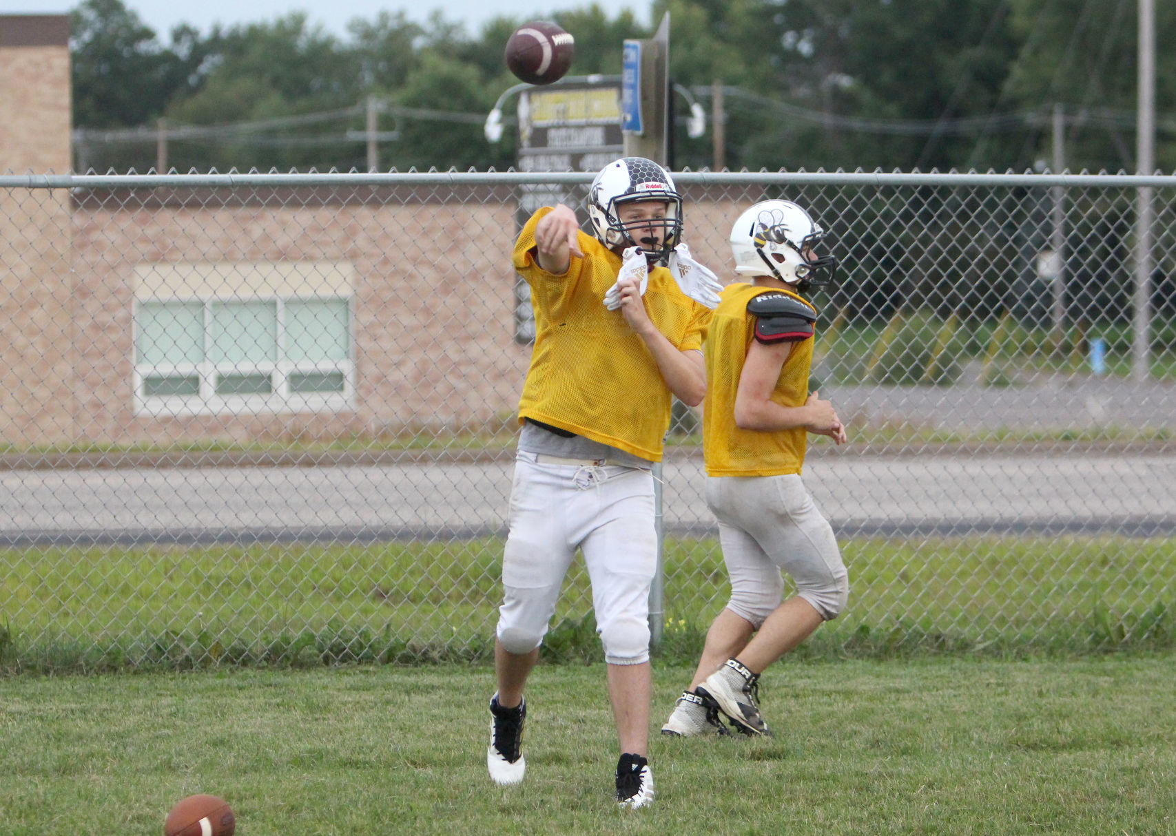 Cadott football practice 8-13-19